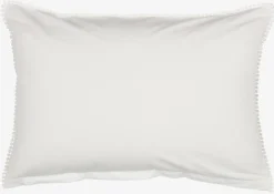 Fundas De Almohada>KRONBORG MARITGOLDFunda de almohada MARIT 50x70/75 blanco