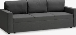 Sofás Cama|Sofás Cama>JYSK MARSLEVSofá cama MARSLEV 3 plazas tela gris oscuro