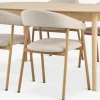 Mesas De Comedor|Conjuntos De Comedor>JYSK MARSTRAND + EJSINGMesa MARSTRAND L200 roble natural + 4 sillas EJSING beis