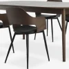 Mesas De Comedor|Conjuntos De Comedor>JYSK MARSTRAND + HVIDOVREMesa MARSTRAND L200/280 roble oscuro + 4 HVIDOVRE roble
