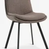 Sillas De Comedor>JYSK MELBYSilla de comedor MELBY tela marrón claro/negro