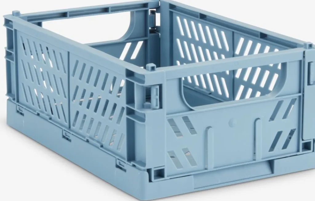Todas Las Cestas|Almacenaje De Plástico>JYSK MILASCesta MILAS A16xL25xA10 plegable Azul