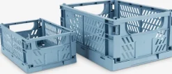 Todas Las Cestas|Almacenaje De Plástico>JYSK MILASCesta MILAS A25xL34xA15cm plegable Azul