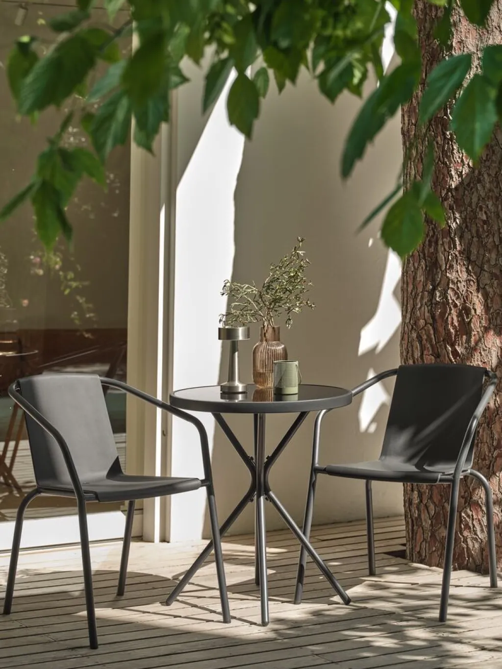 Sillas De Jardín>JYSK MODUMSilla apilable MODUM Negro