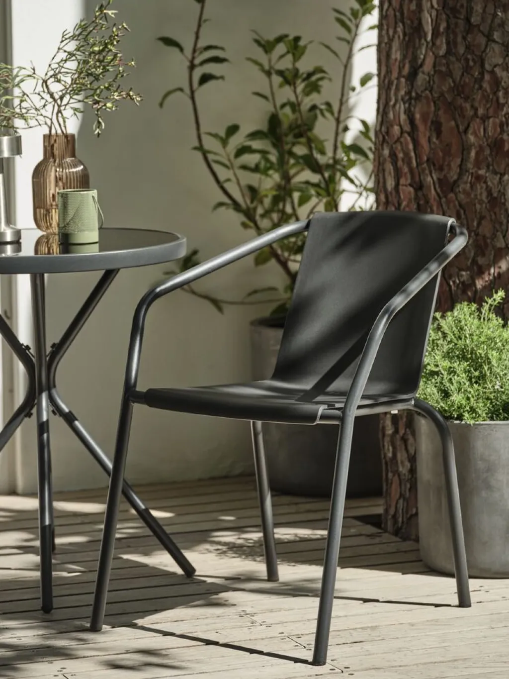 Sillas De Jardín>JYSK MODUMSilla apilable MODUM Negro