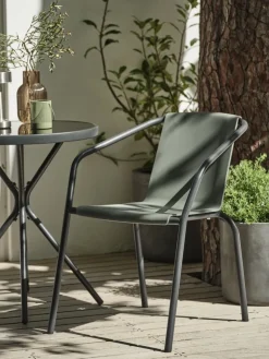 Sillas De Jardín>JYSK MODUMSilla apilable MODUM Verde oliva