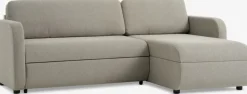 Sofás Cama|Sofás Cama>JYSK MOMMARKSofá cama chaise longue MOMMARK tela beis