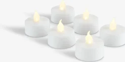 Velas LED>JYSK MORGANVelitas LED MORGAN con temporizador 6 unidades