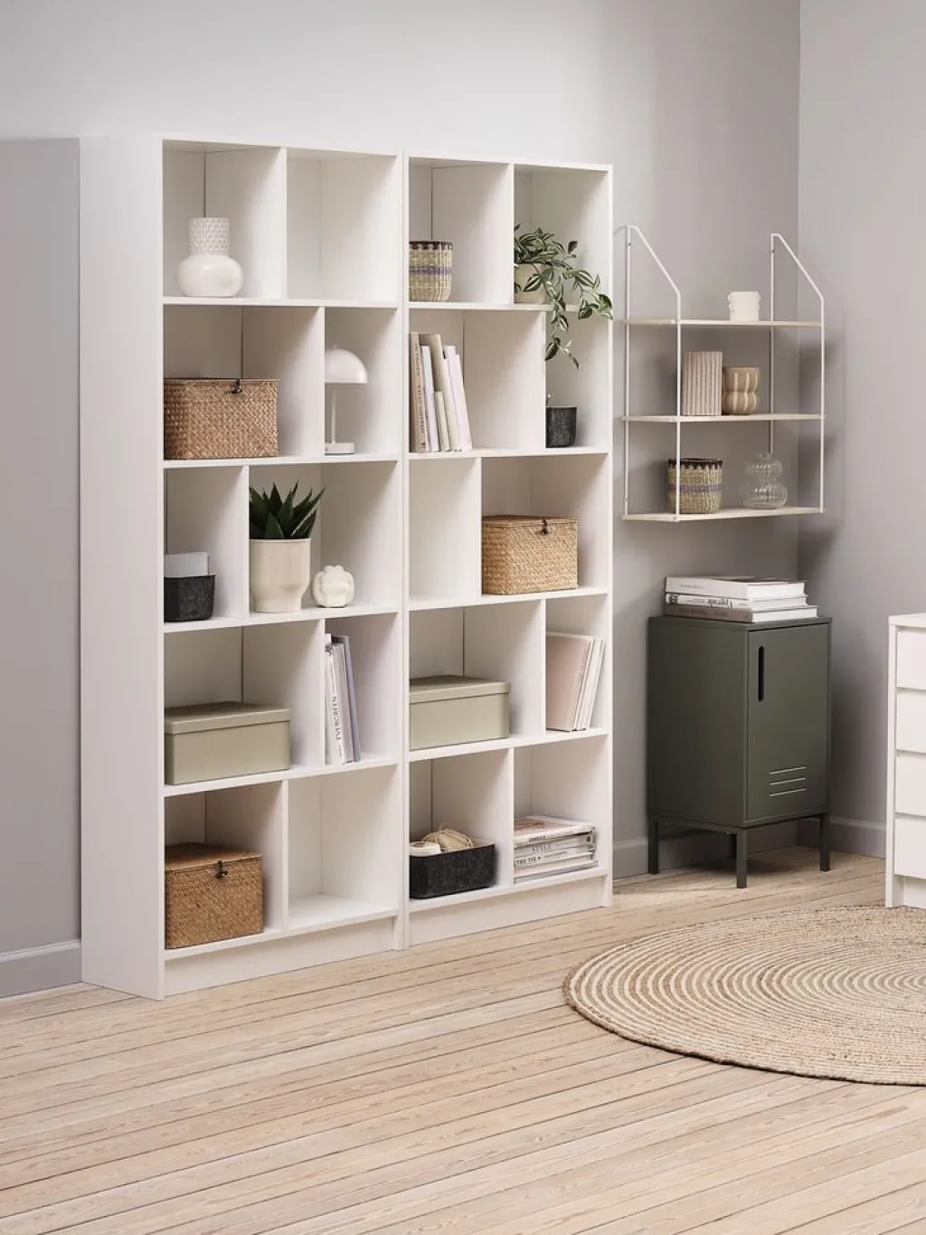 Estanterias Y Librerías|Estanterias Y Librerías>JYSK MOSBJERGLibrería MOSBJERG 10 estantes Blanco