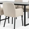 Mesas De Comedor|Conjuntos De Comedor>JYSK MOSELUND + SOTTRUPMesa MOSELUND L180 cerámica + 4 SOTTRUP beis/negro