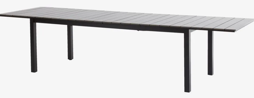 Conjuntos Mesa Y Sillas De Jardín>JUTLANDIA MOSS + MYSENMesa MOSS L214/315 + 4 sillas MYSEN gris