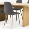 Mesas De Comedor|Conjuntos De Comedor>JYSK MUNKEBY + JONSTRUPMesa MUNKEBY L180 roble cálido + 4 JONSTRUP asfalto