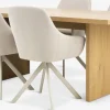 Mesas De Comedor|Conjuntos De Comedor>JYSK MUNKEBY + ROSTRUPMesa MUNKEBY L180 roble cálido + 4 sillas ROSTRUP beis