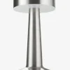 Iluminación Exterior>JYSK MUSVITLámpara de mesa recargable MUSVIT Ø11xA21cm cromo