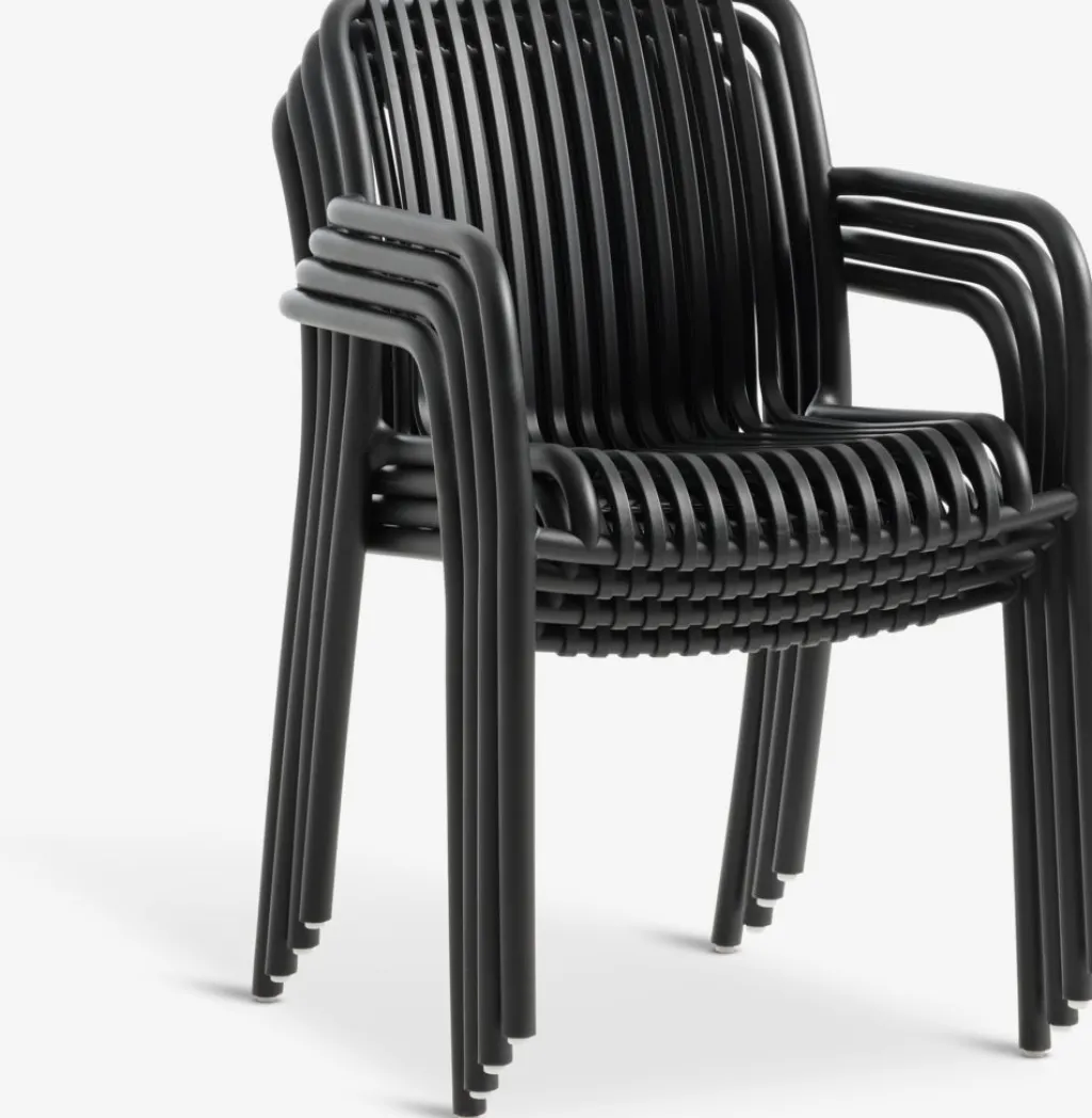 Sillas De Jardín>JYSK NABBENSilla apilable NABBEN Negro
