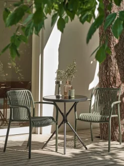 Sillas De Jardín>JYSK NABBENSilla apilable NABBEN Verde oliva