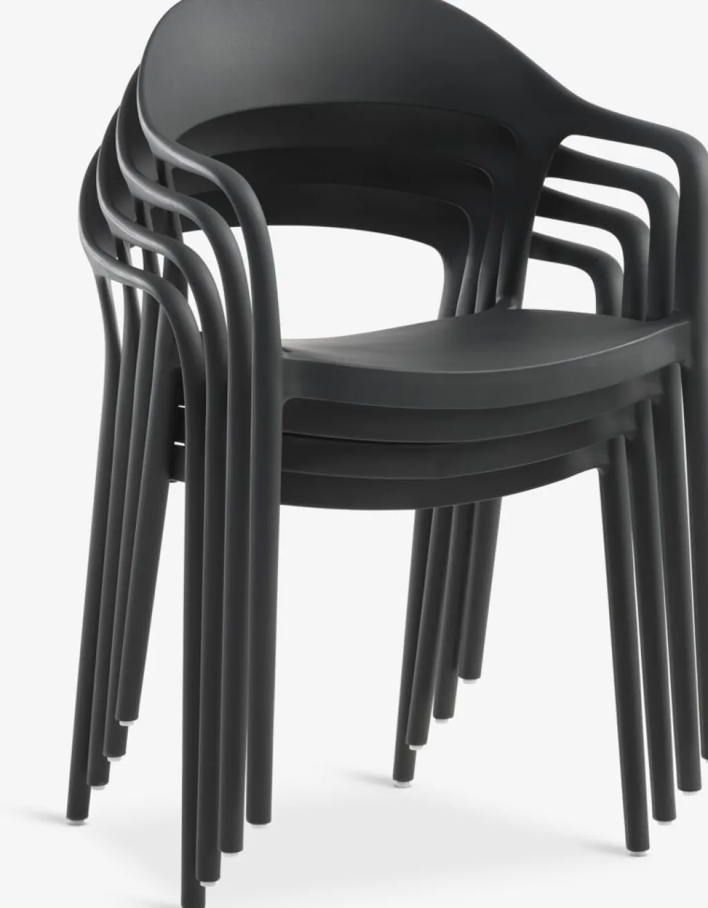 Sillas De Jardín>JYSK NANNESTADSilla apilable NANNESTAD gris oscuro