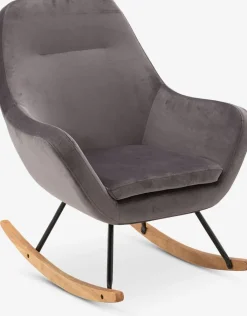 Sillones>JYSK NEBELMecedora NEBEL terciopelo Gris