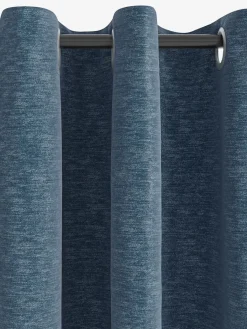 Cortinas Gruesas>JYSK NESVATNCortina NESVATN 1x140x300 chenilla Azul marino