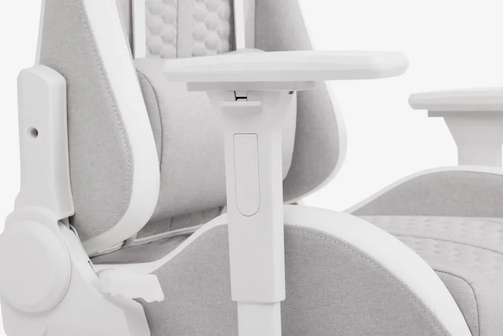 Sillas De Oficina|Sillas Gaming>JYSK NIBESilla gaming NIBE blanco/tela beis Blanco+Beige