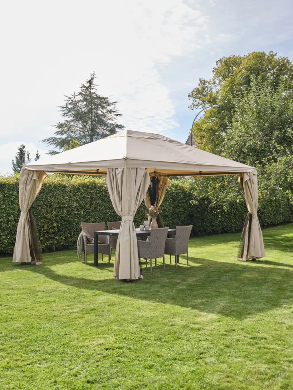 Cenadores Y Pérgolas>JYSK NORDMARKACenador NORDMARKA A3xL4xA2,78m beis Beige