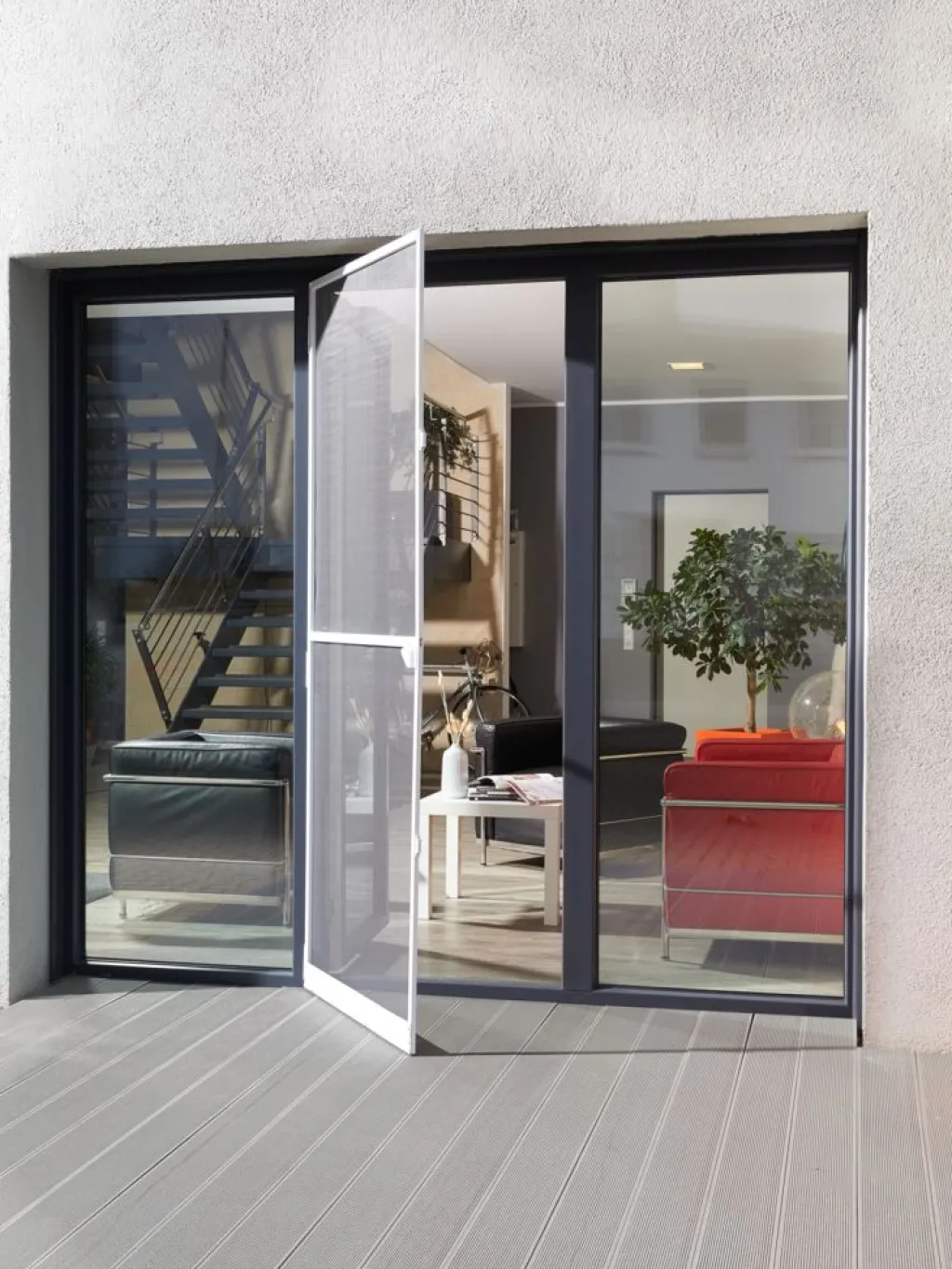 Mosquiteras>JYSK NYORDMosquitera NYORD 100x210 para puerta blanco