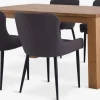 Mesas De Comedor|Conjuntos De Comedor>JYSK OLDE + PEBRINGEMesa OLDE L160 roble natural + 4 sillas PEBRINGE gris/negro