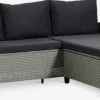 Muebles De Jardín>JYSK ONDRUPSofá de exterior con chaise longue ONDRUP 3 plazas gris