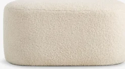 Pufs|Pufs>JYSK OREBOPuf OREBO 84x45 felpa blanco crudo