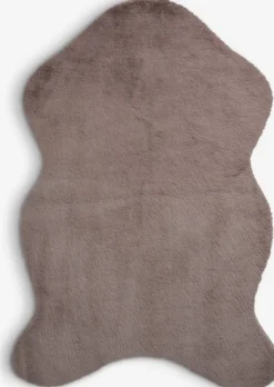 Alfombras De Piel>JYSK OXELAlfombra de pelo sintético OXEL 60x90 Arena oscuro