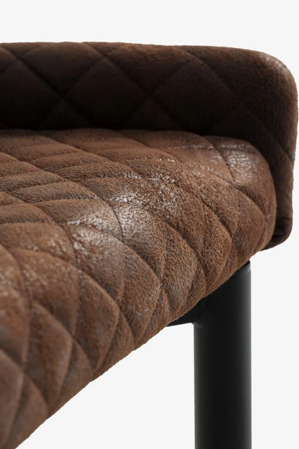 Sillas De Comedor>JYSK PEBRINGESilla de comedor PEBRINGE marrón envejecido/negro Envejecido, Marrón