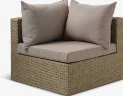 Muebles De Jardín>JYSK RAVNDRUPMódulo de jardín rinconero/final RAVNDRUP natural