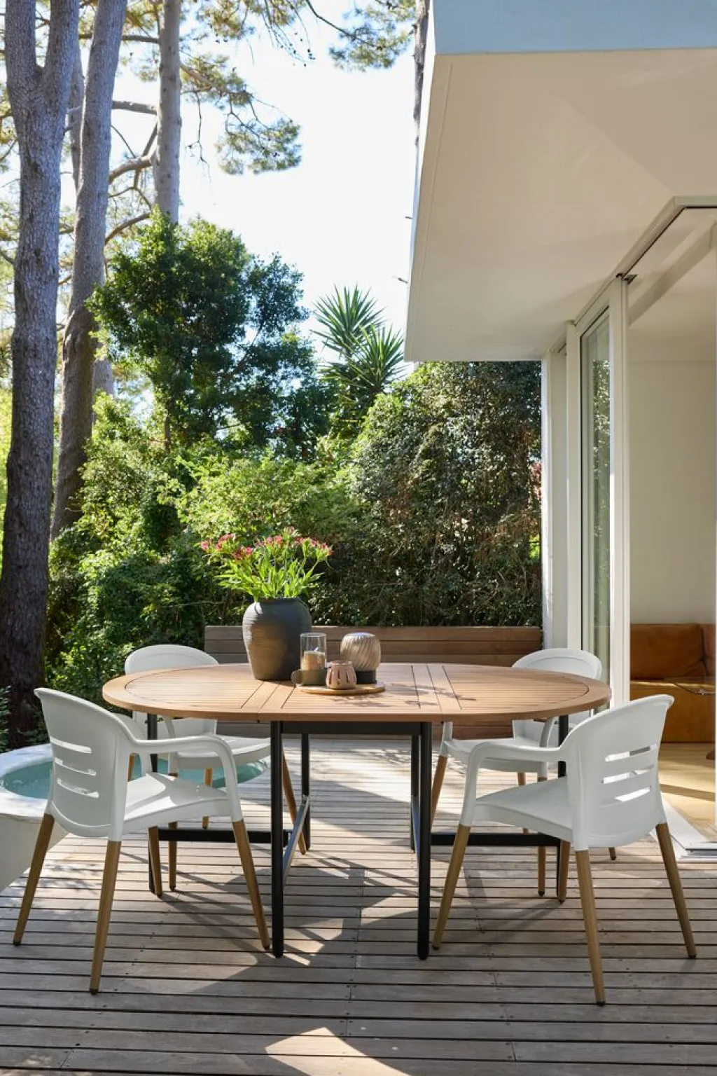 Mesas De Jardín>JYSK RENAMesa de jardín RENA A121xL59/175 madera dura