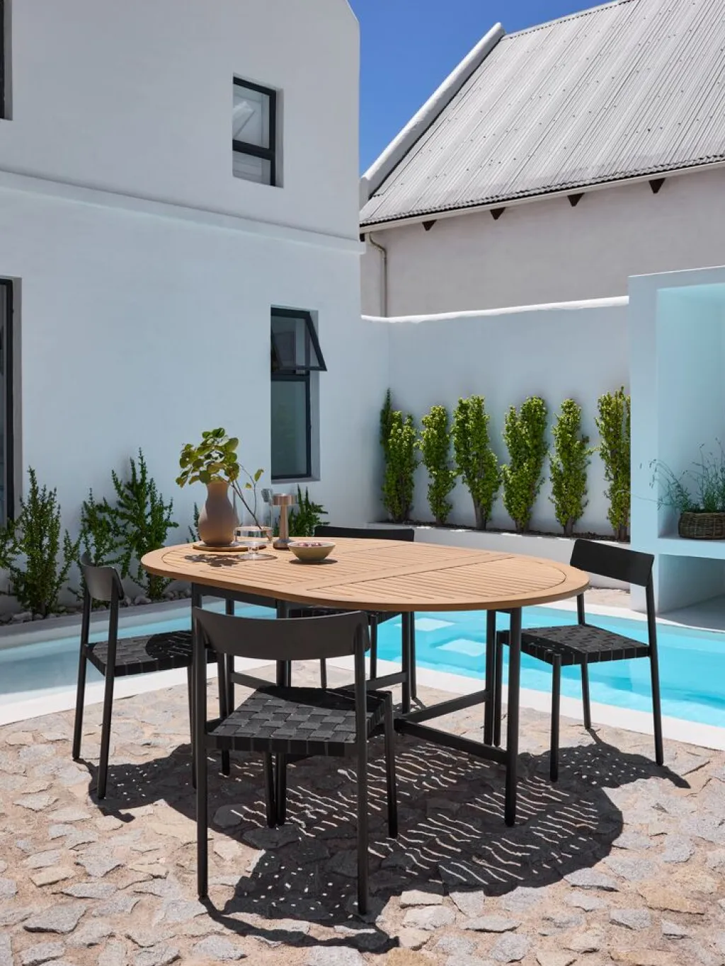 Mesas De Jardín>JYSK RENAMesa de jardín RENA A121xL59/175 madera dura