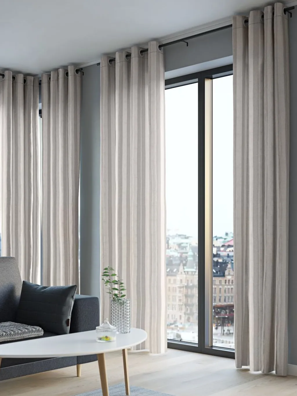 Cortinas Gruesas>JYSK RORCortina ROR 1x140x300 natural
