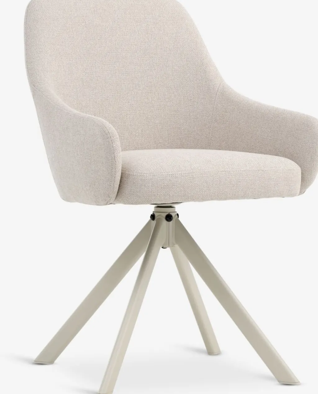Sillas De Comedor>JYSK ROSTRUPSilla de comedor ROSTRUP giratoria tela beis Beige