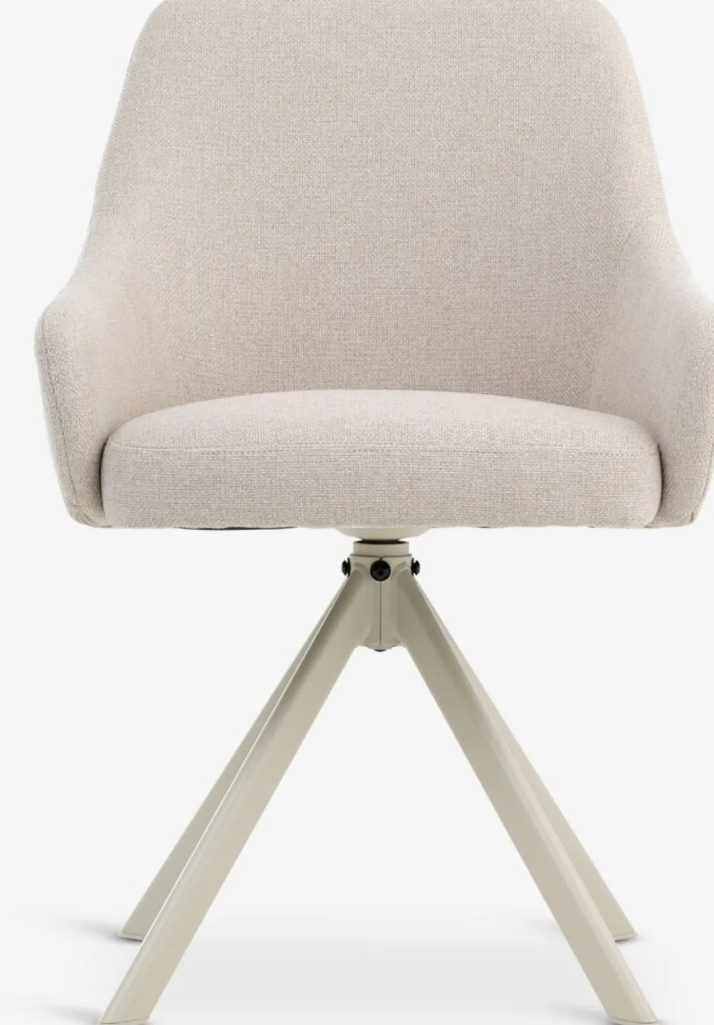 Sillas De Comedor>JYSK ROSTRUPSilla de comedor ROSTRUP giratoria tela beis Beige