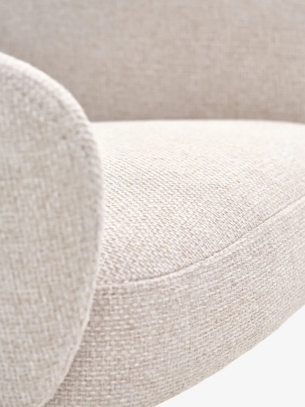 Sillas De Comedor>JYSK ROSTRUPSilla de comedor ROSTRUP giratoria tela beis Beige