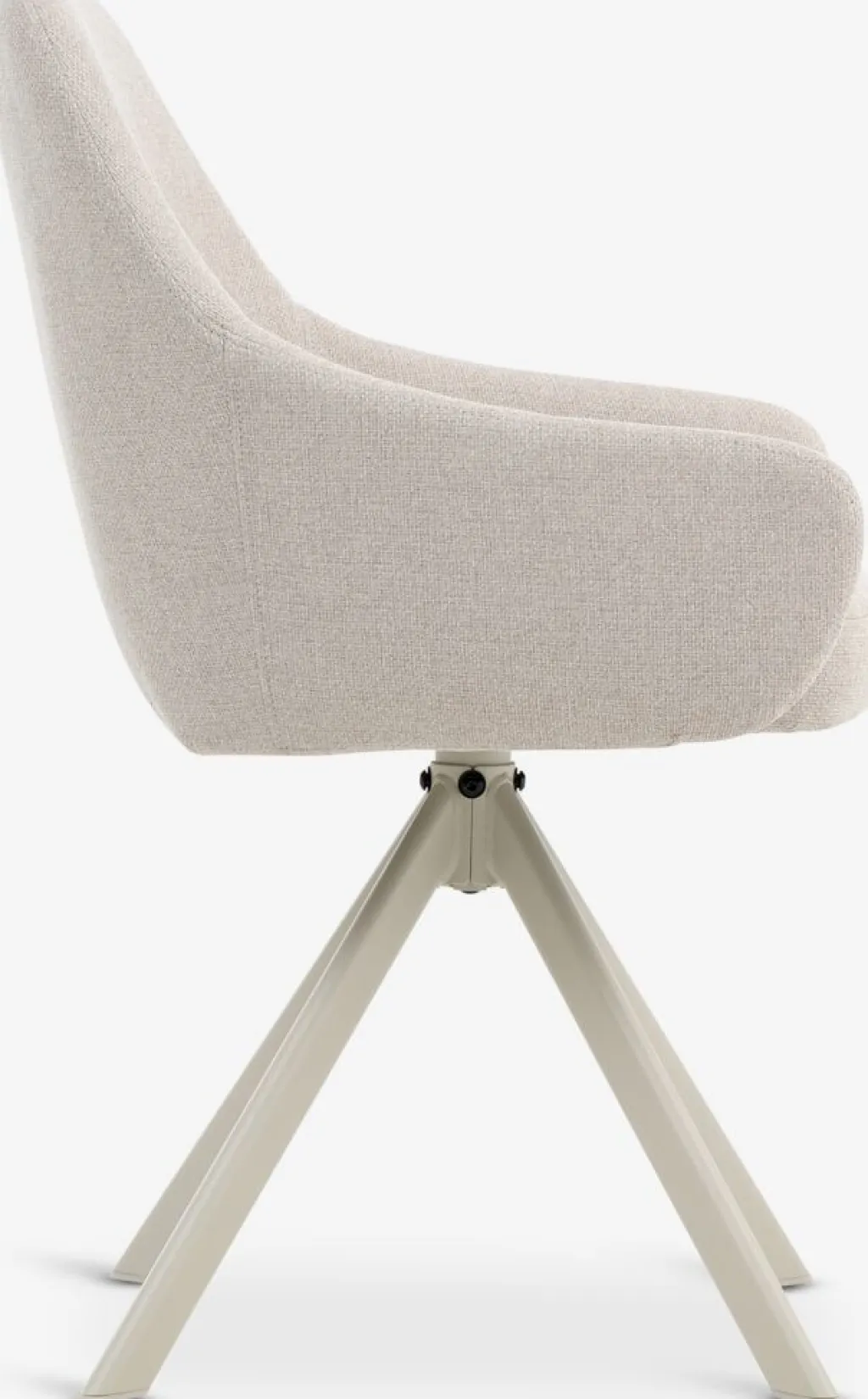 Sillas De Comedor>JYSK ROSTRUPSilla de comedor ROSTRUP giratoria tela beis Beige