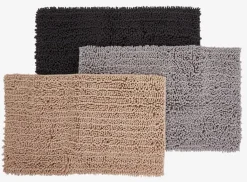 Alfombras De Baño>JYSK ROSVIKPLUSAlfombrilla de baño ROSVIK 50x80cm chenilla antracita Gris antracita