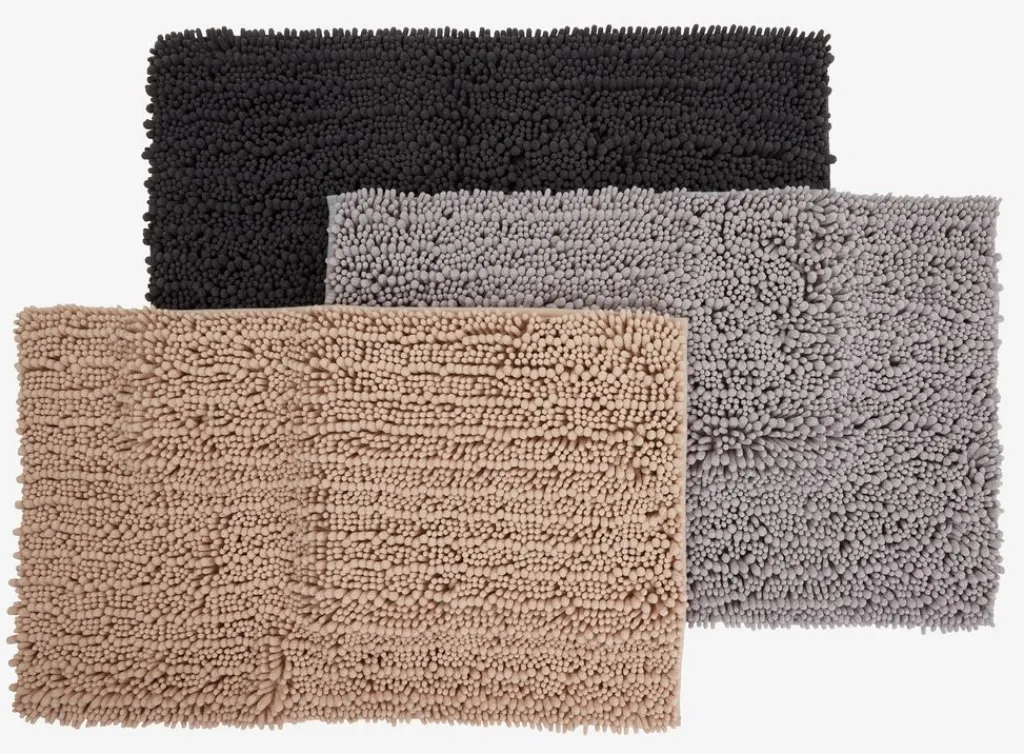 Alfombras De Baño>JYSK ROSVIKPLUSAlfombrilla de baño ROSVIK 50x80cm chenilla antracita Gris antracita