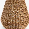 Iluminación Exterior>JYSK ROVTERNEFarol ROVTERNE Ø32xA38cm marrón