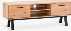 Muebles De TV>Royal Oak SANDBYMueble TV SANDBY 2 puertas roble natural/negro
