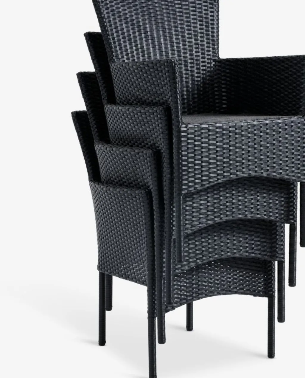 Conjuntos Mesa Y Sillas De Jardín>JYSK SANDVIKA + AIDTMesa SANDVIKA L65 + 2 sillas AIDT negro