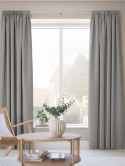 Cortinas Gruesas>JYSK SAVALENCortina SAVALEN 1x140x245 chenilla gris