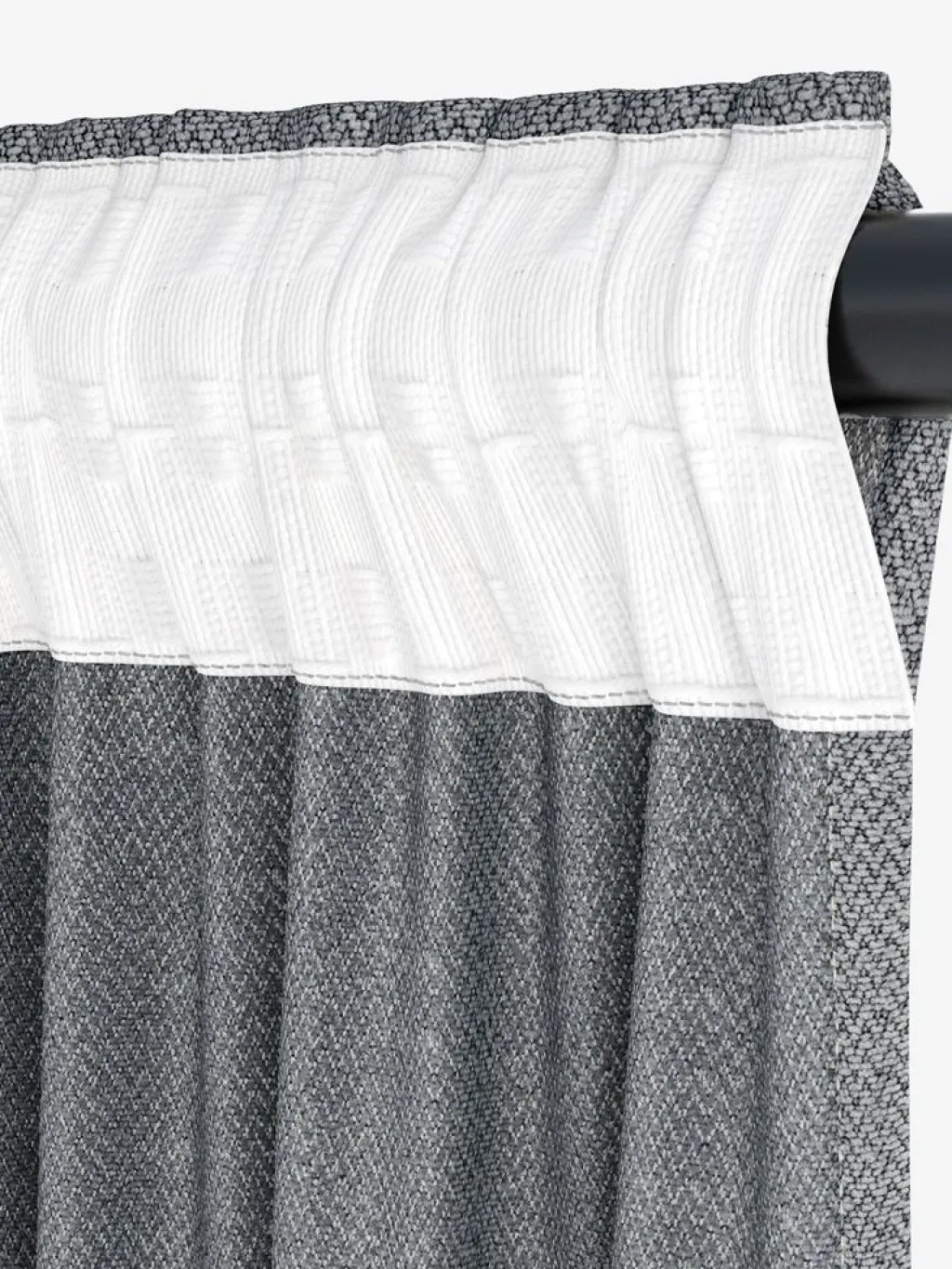 Cortinas Gruesas>JYSK SAVALENCortina SAVALEN 1x140x245 chenilla gris