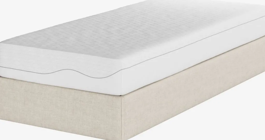 Camas Con Almacenaje|90 X 190 Cm>JYSK SEDENCanapé SEDEN 90x190 apertura lateral tela beis Beige