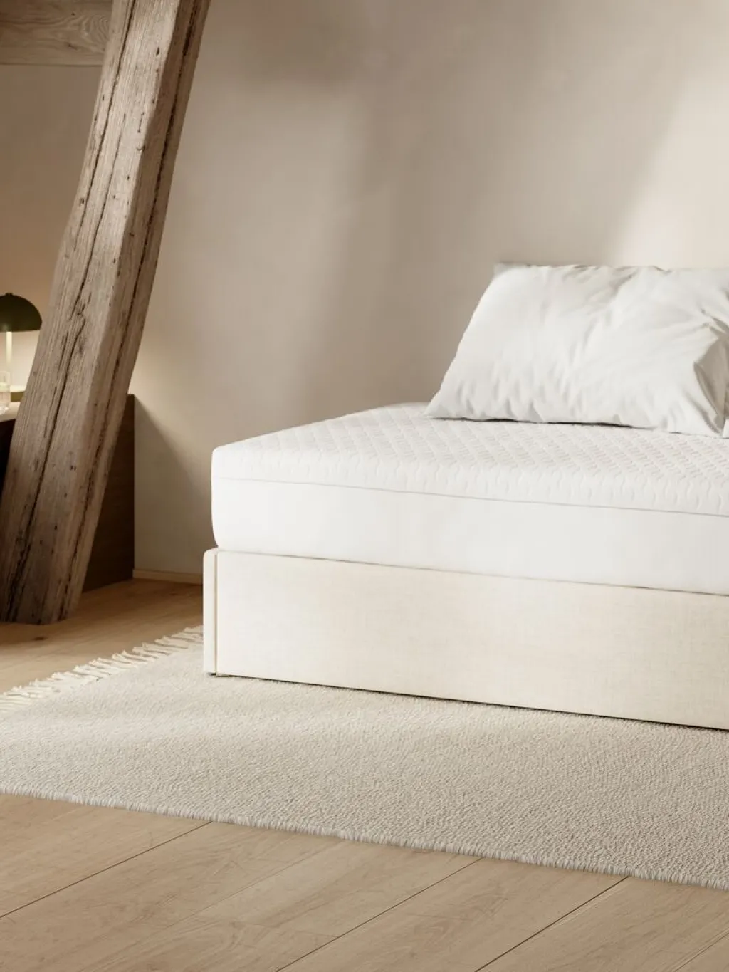 Camas Con Almacenaje|90 X 190 Cm>JYSK SEDENCanapé SEDEN 90x190 apertura lateral tela beis Beige
