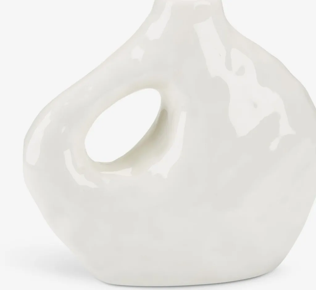 Jarrones>JYSK SIGFREDJarrón SIGFRED A16xL7xA14cm blanco