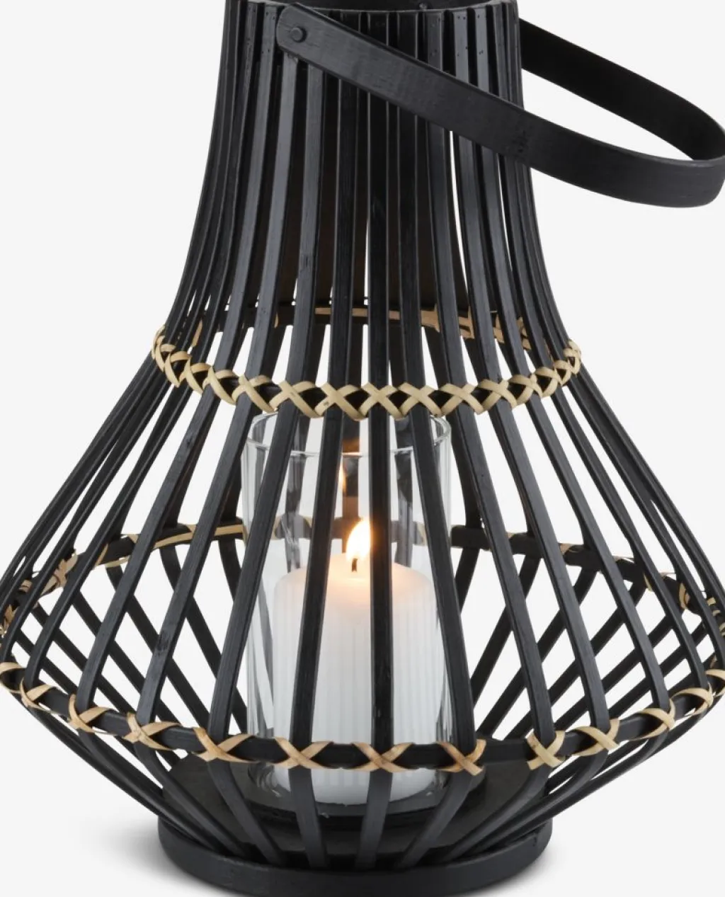 Iluminación Exterior>JYSK SIVHAUKFarol SIVHAUK Ø31xA35cm negro